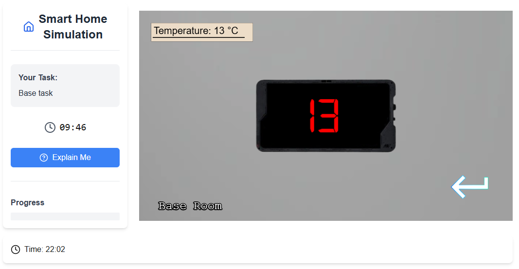 Screenshot of the Thermostat
